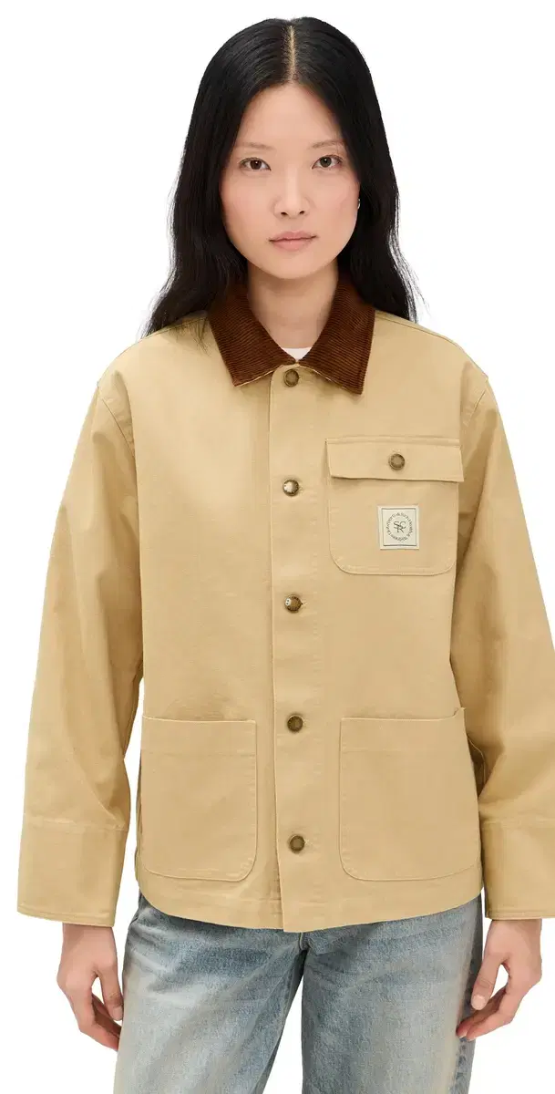Sporty & Rich RHWC Painters Jacket Tan