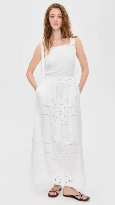 Saylor April Dress White | Thumbnail 2
