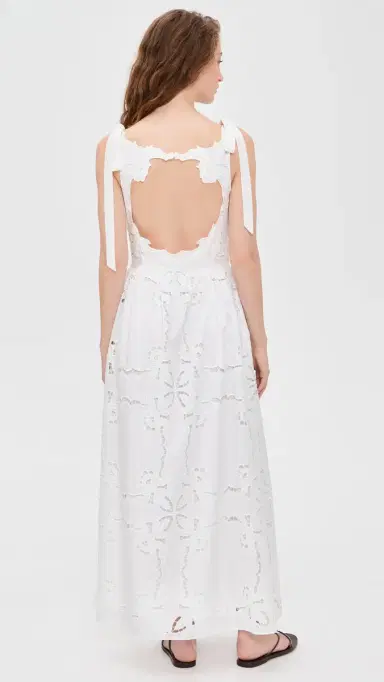 Saylor April Dress White | Thumbnail 3