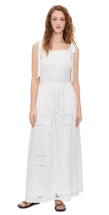 Saylor April Dress White | Thumbnail 1