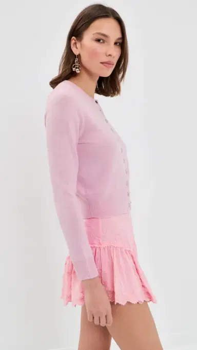Isabel Marant Idesia Cardigan Pink | Thumbnail 4