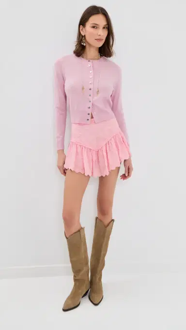 Isabel Marant Idesia Cardigan Pink | Thumbnail 5