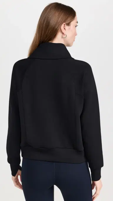 Spanx AirEssentials Half Zip Sweatshirt Very | Thumbnail 3