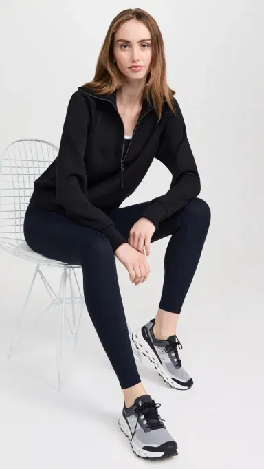 Spanx AirEssentials Half Zip Sweatshirt Very | Thumbnail 5