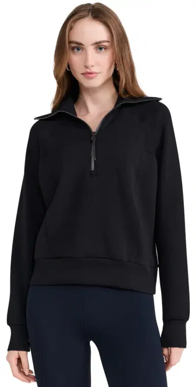 Spanx AirEssentials Half Zip Sweatshirt Very | Thumbnail 1