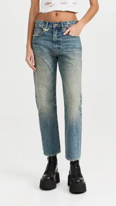 R13 Boyfriend Jeans Clinton Blue 29 | Thumbnail 2 R13 Boyfriend Jeans Clinton Blue 29 | Thumbnail 2