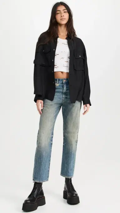 R13 Boyfriend Jeans Clinton Blue 29 | Thumbnail 5 R13 Boyfriend Jeans Clinton Blue 29 | Thumbnail 5