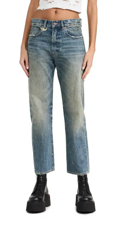 R13 Boyfriend Jeans Clinton Blue 29 | Thumbnail 1 R13 Boyfriend Jeans Clinton Blue 29 | Thumbnail 1