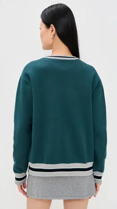Terez Eagles Crewneck Sweater Eagles Midnight Green M | Thumbnail 3 Terez Eagles Crewneck Sweater Eagles Midnight Green M | Thumbnail 3