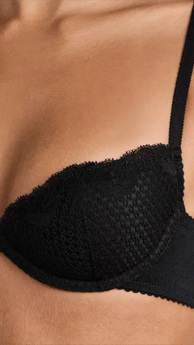 Timpa Duet Lace Half Cup Padded Bra | Thumbnail 5
