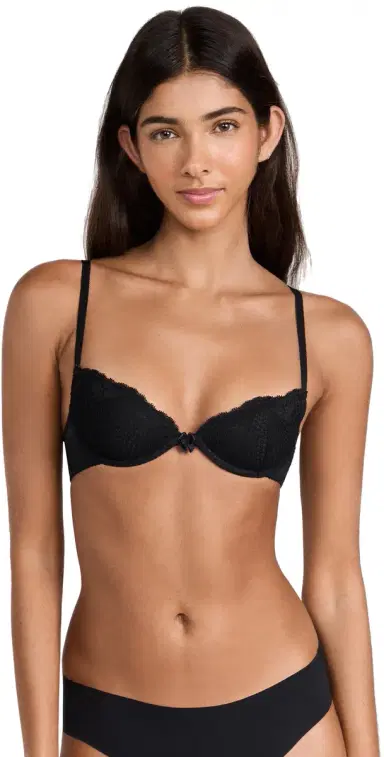 Timpa Duet Lace Half Cup Padded Bra | Thumbnail 1
