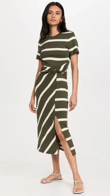 TANYA TAYLOR Short Sleeve Striped Cody Dress | Thumbnail 5 TANYA TAYLOR Short Sleeve Striped Cody Dress | Thumbnail 5