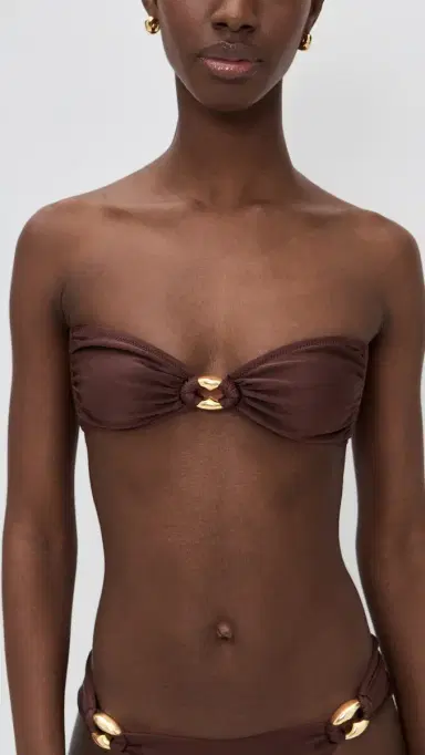 Shani Shemer Nyx Bikini Top Espresso | Thumbnail 2