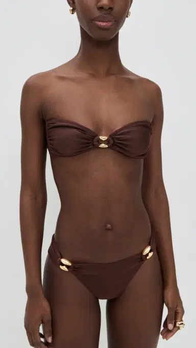 Shani Shemer Nyx Bikini Top Espresso | Thumbnail 5