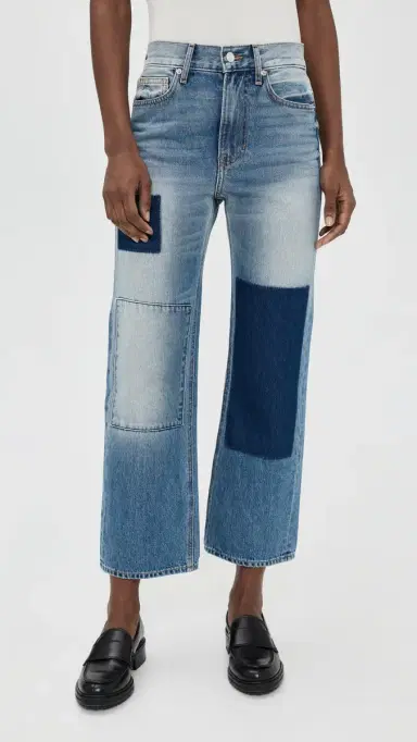 Veronica Beard Jean Dylan Ankle High Rise Straight Jeans Time Lapse | Thumbnail 2 Veronica Beard Jean Dylan Ankle High Rise Straight Jeans Time Lapse | Thumbnail 2
