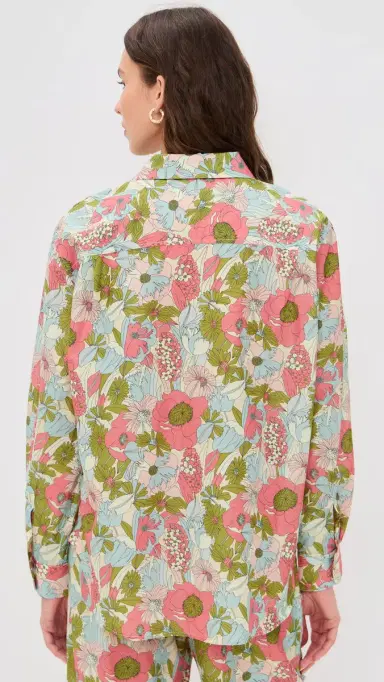 Birds of Paradis Emilia Oversized Button Down Shirt | Thumbnail 3 Birds of Paradis Emilia Oversized Button Down Shirt | Thumbnail 3