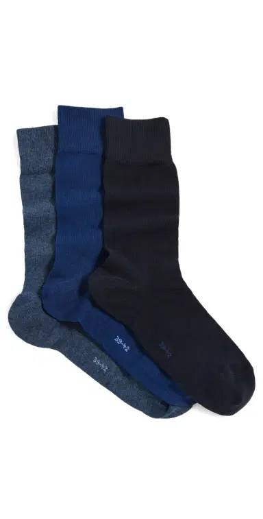 Falke Happy Crew Socks 3 Pack Assorted | Thumbnail 1