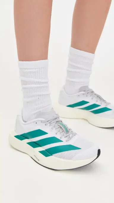 Adidas Adizero EVO SL Sneakers White/Pure Teal 7 | Thumbnail 3