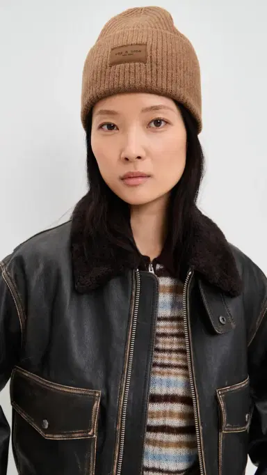 rag & bone Blake Beanie Camel One Size | Thumbnail 3 rag & bone Blake Beanie Camel One Size | Thumbnail 3