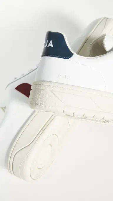 Veja V-12 Leather Sneakers Extra White/Marsala/Nautico 39 | Thumbnail 4