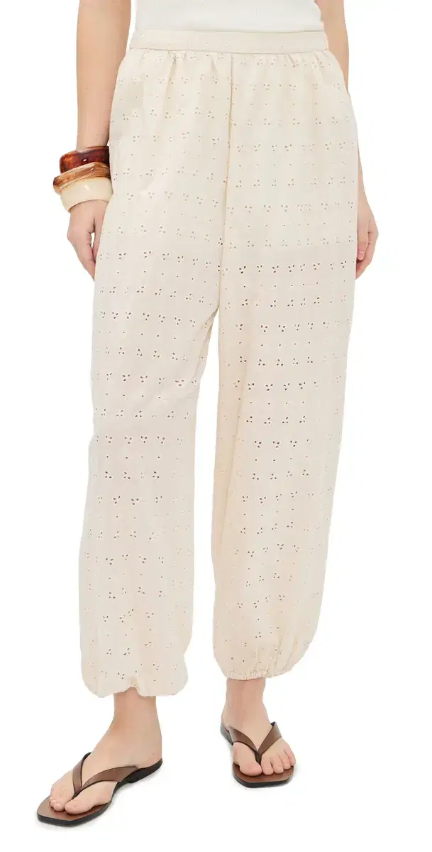 WAYF Jasmine Balloon Pants Beige