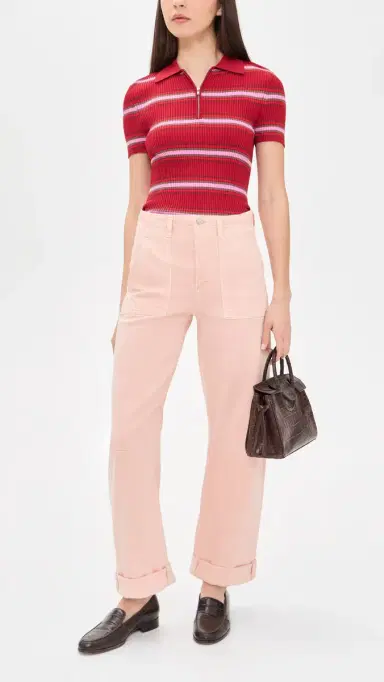 Le Jean Utility Soft Double Cuff Jeans Peachy 29 | Thumbnail 5