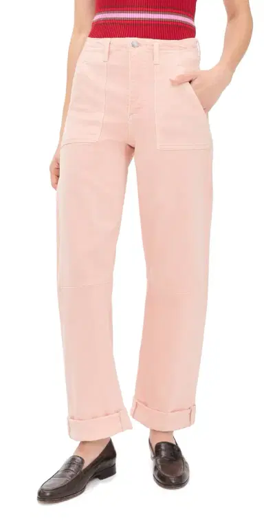 Le Jean Utility Soft Double Cuff Jeans Peachy 29 | Thumbnail 1