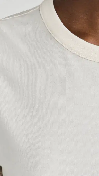 Sold Out NYC The Iconically oft Perfect Tee in Cream Cream | Thumbnail 6