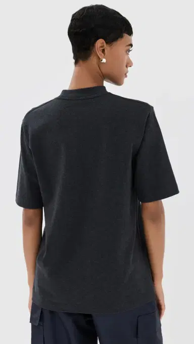 Tibi Perfect Unisex Tee Charcoal Grey M | Thumbnail 3 Tibi Perfect Unisex Tee Charcoal Grey M | Thumbnail 3