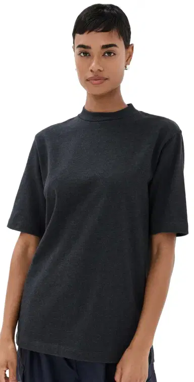 Tibi Perfect Unisex Tee Charcoal Grey M | Thumbnail 1 Tibi Perfect Unisex Tee Charcoal Grey M | Thumbnail 1
