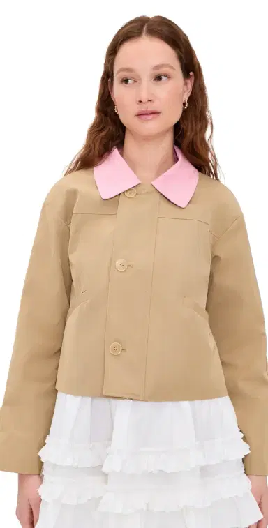 MAUDE CLUB Brooke Jacket Tan Pink | Thumbnail 1 MAUDE CLUB Brooke Jacket Tan Pink | Thumbnail 1