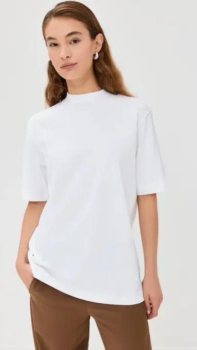 Tibi Perfect Unisex Tee White M | Thumbnail 2