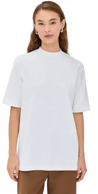 Tibi Perfect Unisex Tee White M | Thumbnail 1
