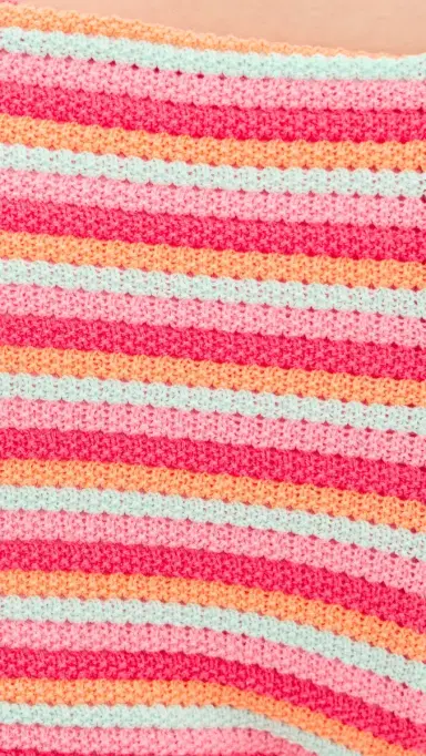 BEACH RIOT Nyx Bikini Bottoms Guava Jelly Crochet M | Thumbnail 5