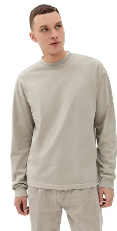 AGOLDE Long Sleeve Asha Tee Wicker | Thumbnail 1 AGOLDE Long Sleeve Asha Tee Wicker | Thumbnail 1