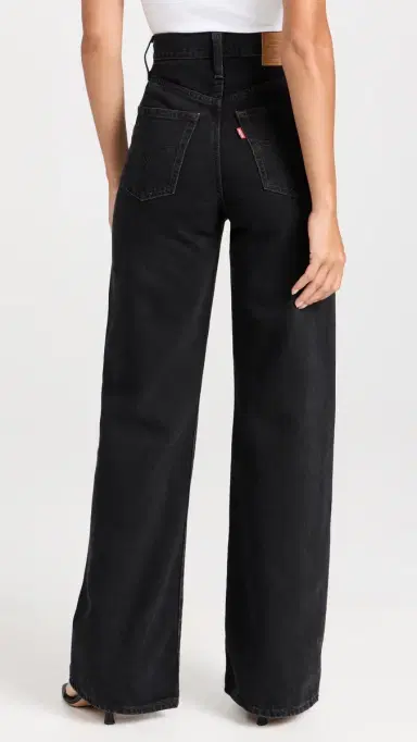 Levi's Ribcage Wide Leg Jeans Rosie Posie | Thumbnail 3