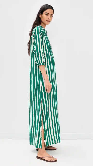 Natalie Martin Collection Sammie Maxi Dress Batik Stripe Lawn | Thumbnail 4 Natalie Martin Collection Sammie Maxi Dress Batik Stripe Lawn | Thumbnail 4