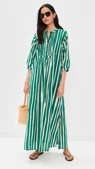 Natalie Martin Collection Sammie Maxi Dress Batik Stripe Lawn | Thumbnail 5 Natalie Martin Collection Sammie Maxi Dress Batik Stripe Lawn | Thumbnail 5