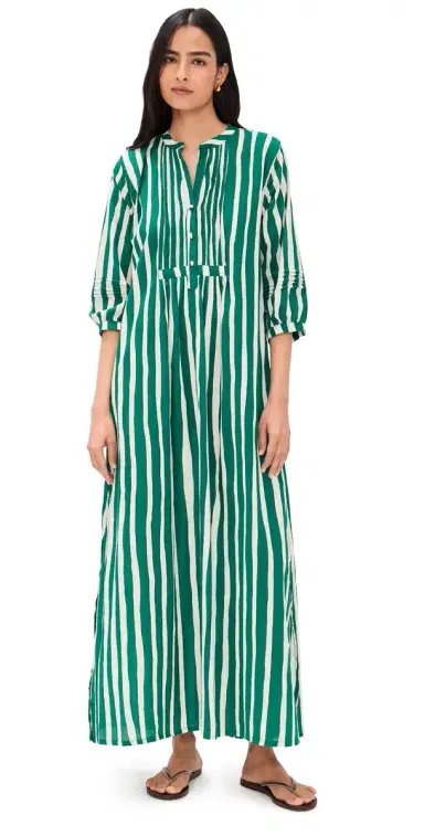 Natalie Martin Collection Sammie Maxi Dress Batik Stripe Lawn | Thumbnail 1 Natalie Martin Collection Sammie Maxi Dress Batik Stripe Lawn | Thumbnail 1