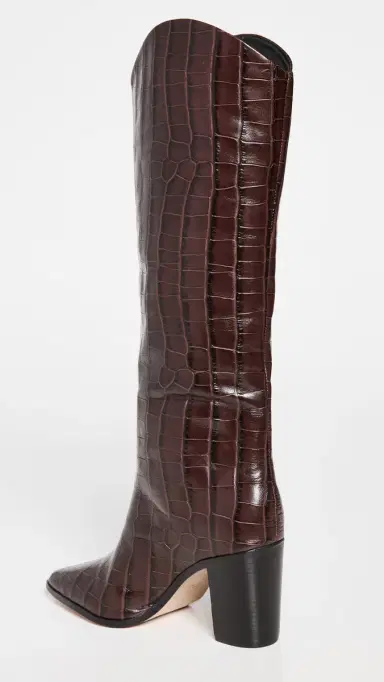 Schutz Maryana Block Boots Dark Chocolate | Thumbnail 4