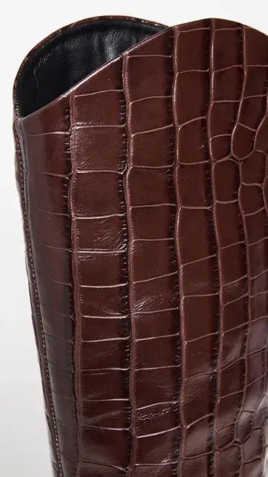 Schutz Maryana Block Boots Dark Chocolate | Thumbnail 5