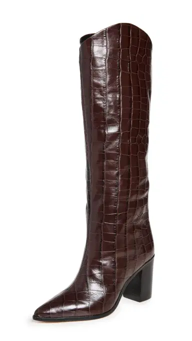 Schutz Maryana Block Boots Dark Chocolate | Thumbnail 6
