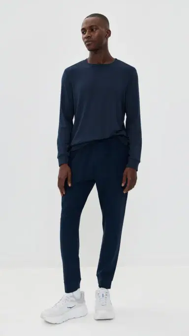 Beyond Yoga Spacedye Freefit Mens Zipper Pockets Joggers Nocturnal Navy | Thumbnail 5 Beyond Yoga Spacedye Freefit Mens Zipper Pockets Joggers Nocturnal Navy | Thumbnail 5