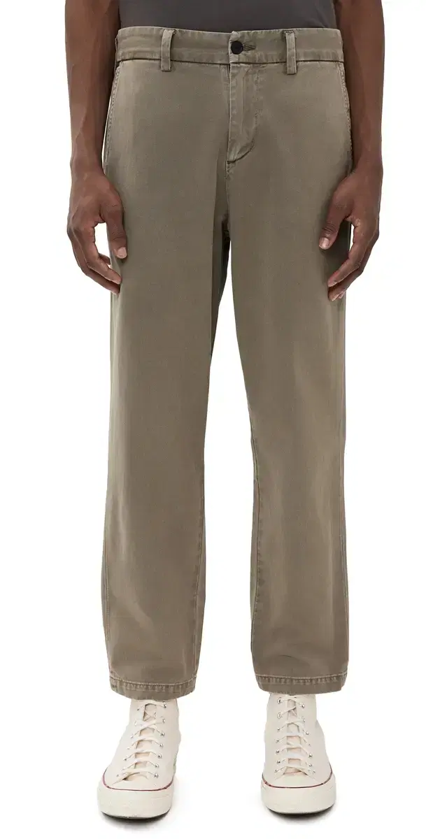 Flat Front Chinos Hazel (Mid/Dark Brown)