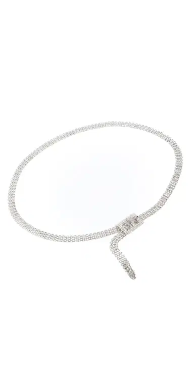 B-Low The Belt Baby Farrah Belt Silver One Size | Thumbnail 1