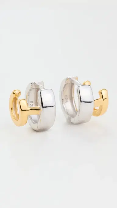 Shashi Double Katerina Two Tone Earrings | Thumbnail 2