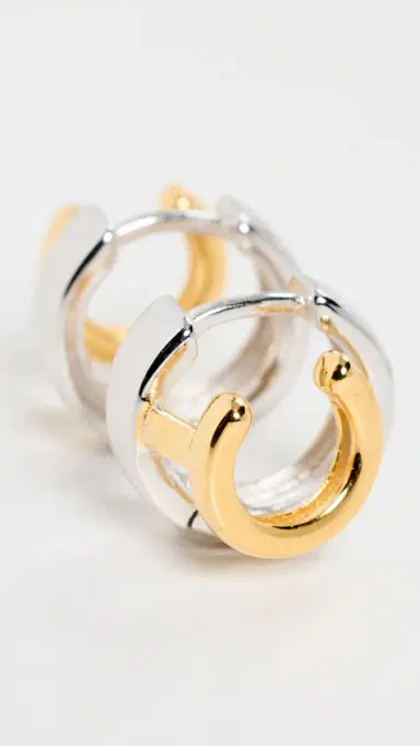 Shashi Double Katerina Two Tone Earrings | Thumbnail 4