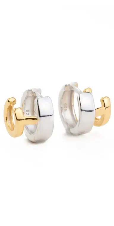 Shashi Double Katerina Two Tone Earrings | Thumbnail 1