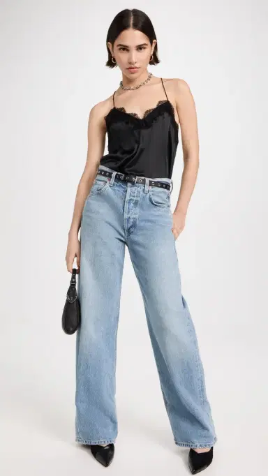 Cami NYC The Racer Top Black S | Thumbnail 5