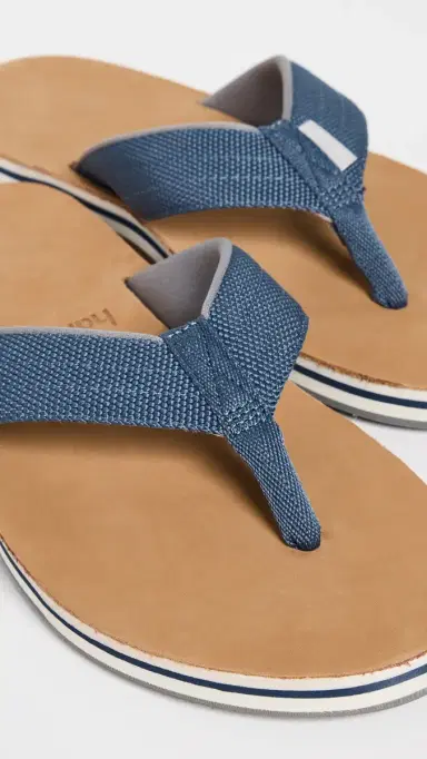 Hari Mari Scouts Flip Flops Indigo/Grey 9 | Thumbnail 5 Hari Mari Scouts Flip Flops Indigo/Grey 9 | Thumbnail 5
